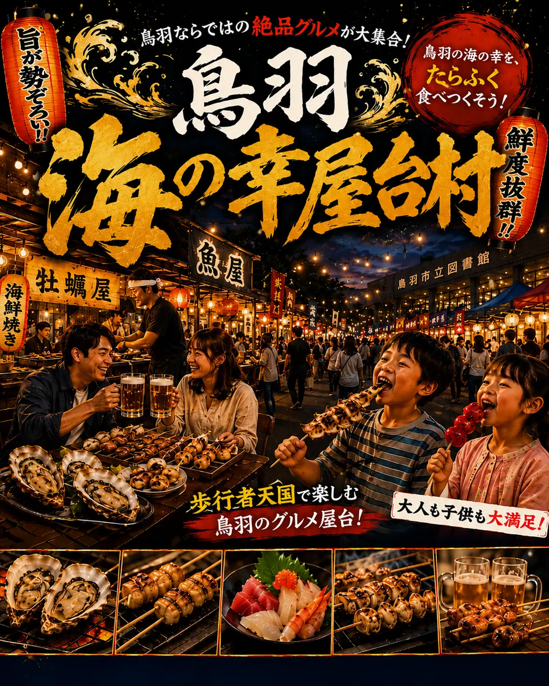 神饌待月屋台村